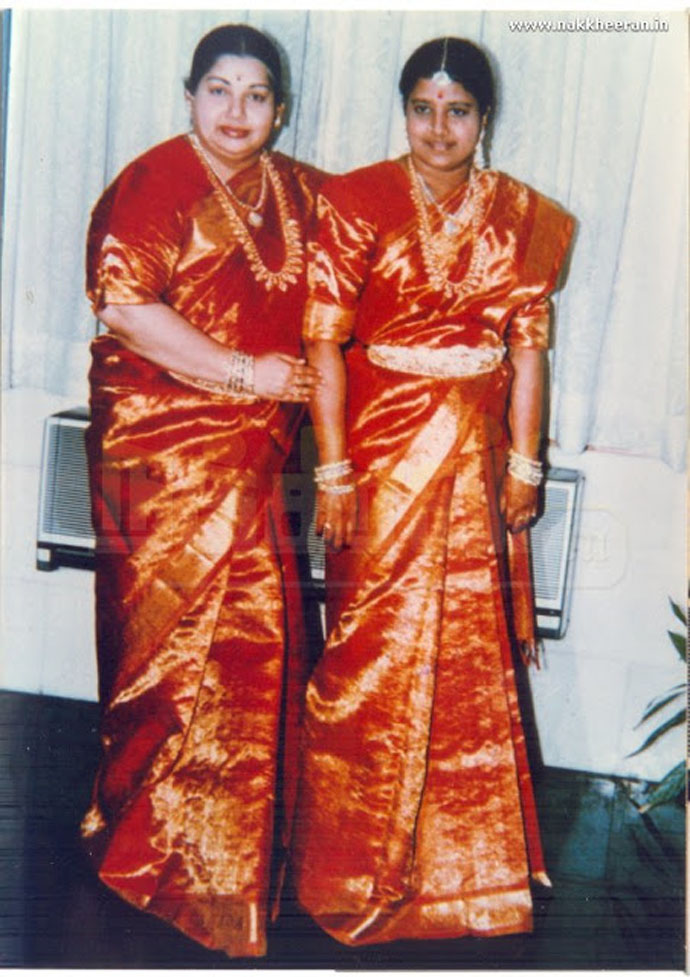 Jayalalithaa with Sasikala Natarajan