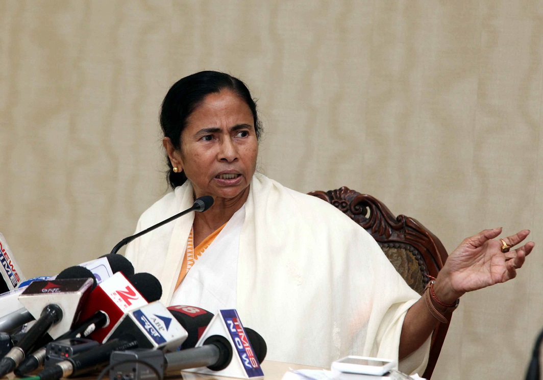 West Bengal chief minister, Mamata Banerjee has been landed with a serious law and order situation. Photo: UNI