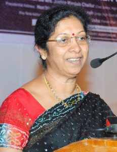 Justice Manjula Chellur, the Chief Justice of the Bombay High Court