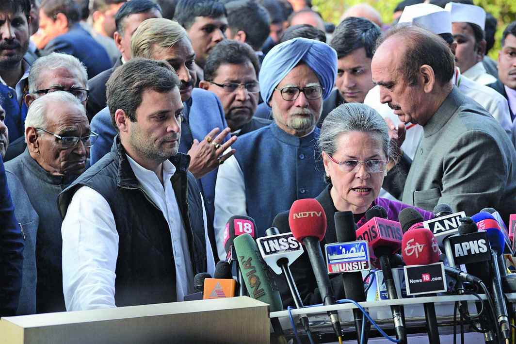 Sonia Gandhi astutely led the Congress since 1998. Photo: UNI
