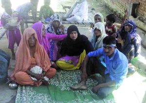 Mohammad Akhlaq’s family after his brutal death in Dadri