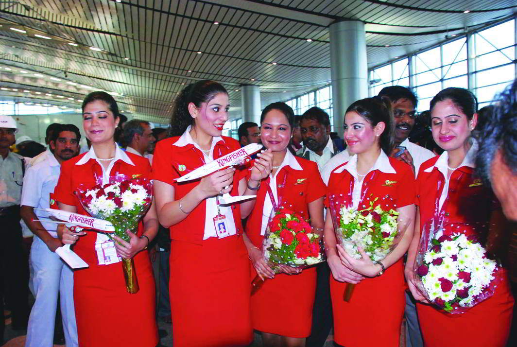 The crew of the now defunct Kingfisher Airlines