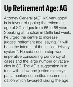 UP Retirement Age: AG