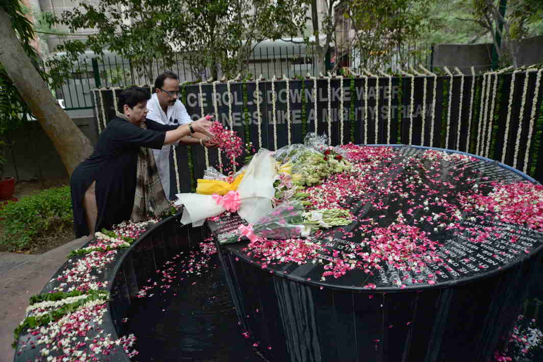 WE MISS YOU: Special prayers by family members of victims of the Uphaar tragedy on the 20th anniversary of the incident, in New Delhi, UNI