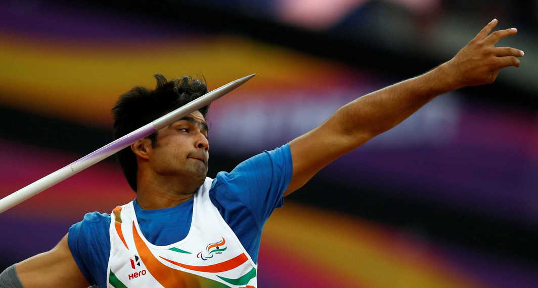 FAST AND FURIOUS: India's Sandeep in action during the Men's Javelin Throw F44 Final during the IAAF World ParaAthletics Championships in London, Action Images/Reuters/UNI