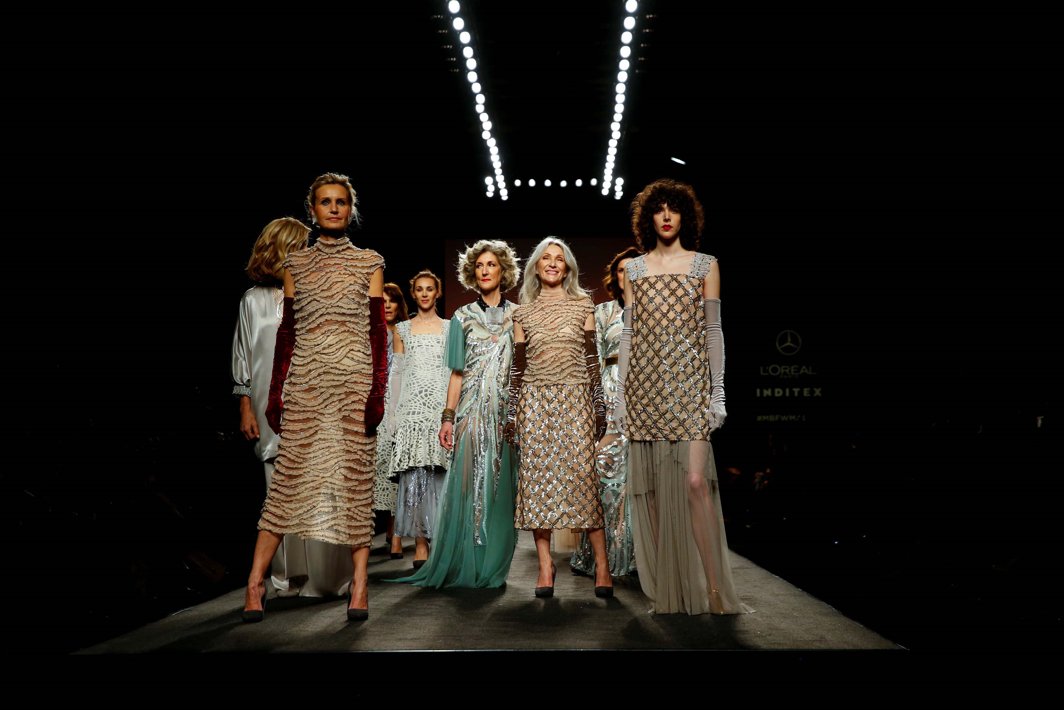 LIKE A DREAM: Models present creations from Duyos' Fall/Winter 2018 collection during the Mercedes-Benz Fashion Week in Madrid, Spain, Reuters/UNI