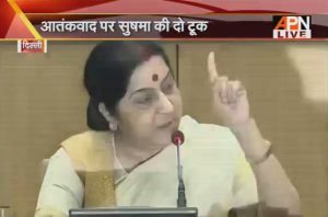 Talks and terrorism can not be together, forget the agreement on Kashmir - Sushma Swaraj