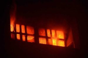 Lucknow's King George's Medical University (KGMU) had a fire at the Trauma Center on Saturday night - 1