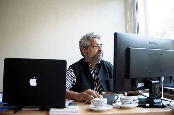 OLD SCHOOL: Siddharth Varadarajan, founding editor of The Wire, says his site won’t bend to government pressure